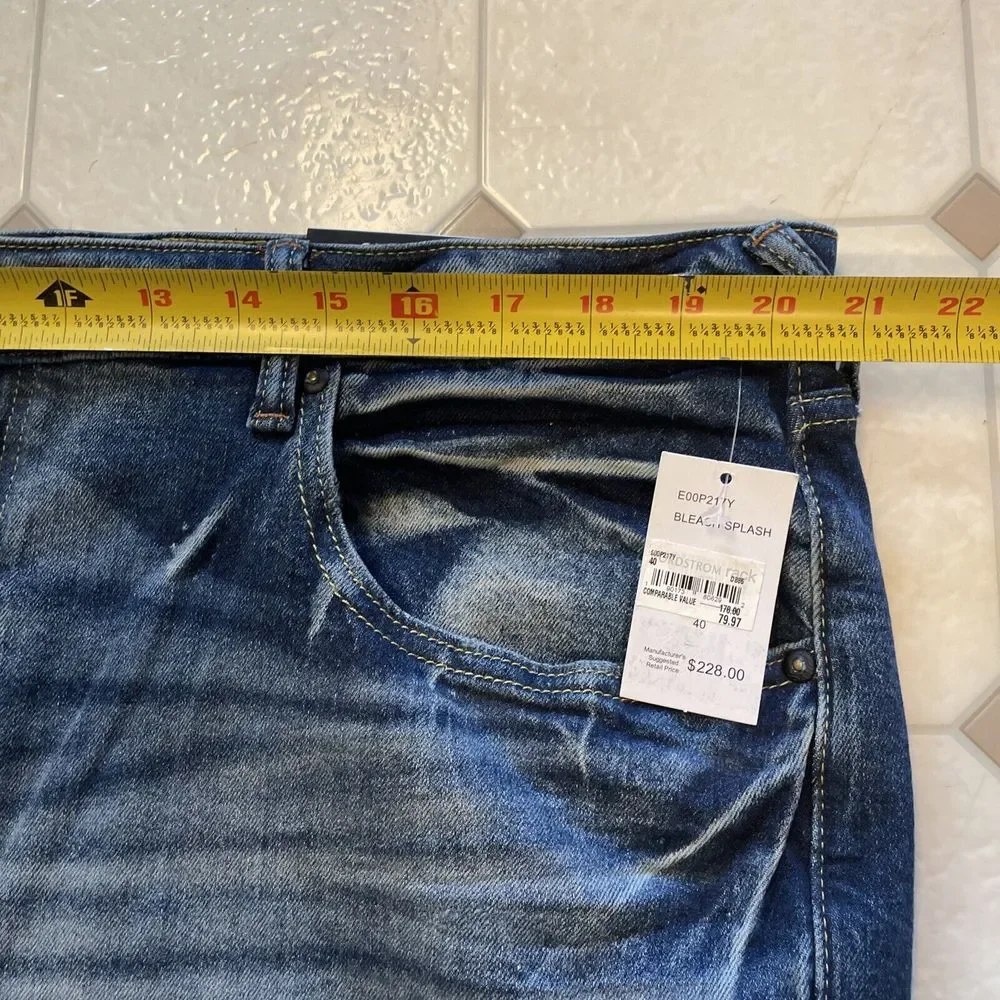 PRPS Mens Jeans Distressed Cayenne Size 40 Blue Jeans Japanese‎ Denim Designer
